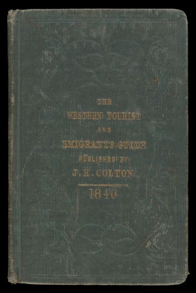 The Western Tourist and Emigrant's Guide [Front cover]