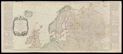 Europe Divided into its Empires, Kingdoms, States, Republics, & ca. by Thos. Kitchin, Hydrographer To the King with many Additions and Improvements from the latest Surveys and Observations.