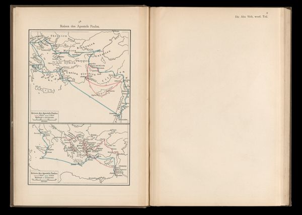 1b Reisen des Apostels Paulus.