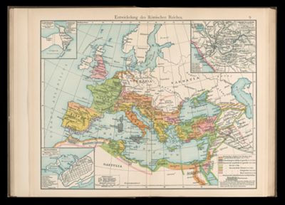 Entwickelung des Römischen Reiches.