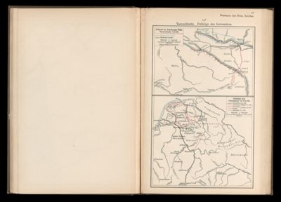 Varusschlacht. Feldzüge des Germanicus.