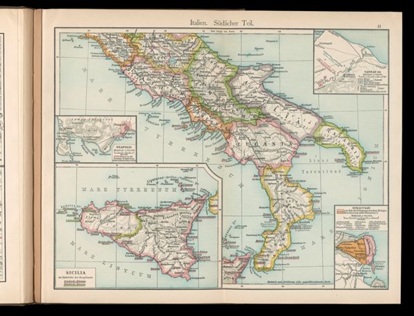 Italien. Südlicher Teil.