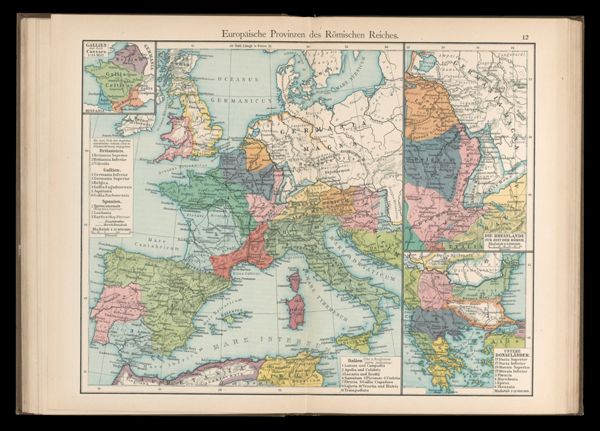 Europäische Provinzen des Römischen Reiches.