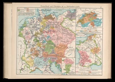 Deutschland und Oberitalien im 14. Jahrhundert (1378).