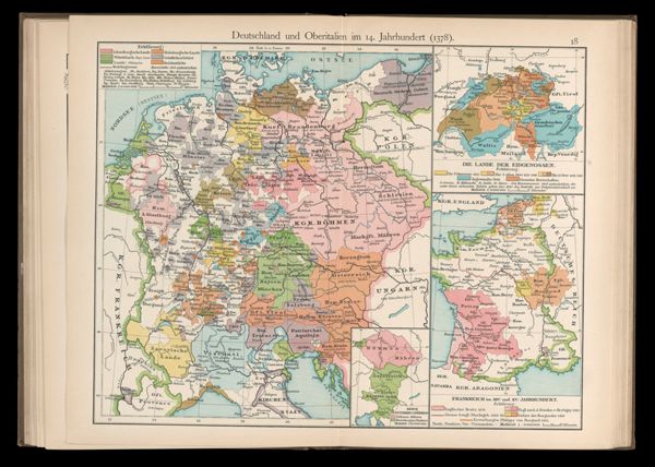 Deutschland und Oberitalien im 14. Jahrhundert (1378).