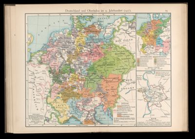 Deutschland und Oberitalien im 15. Jahrhundert (1477).