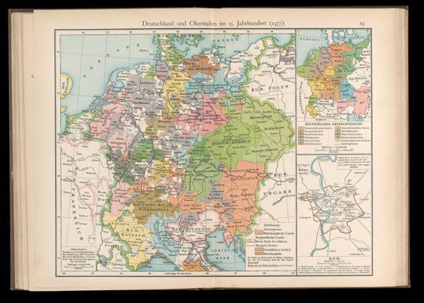 Deutschland und Oberitalien im 15. Jahrhundert (1477).