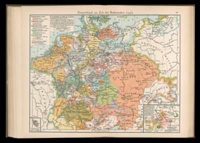 Deutschland zur Zeit der Reformation (1547).