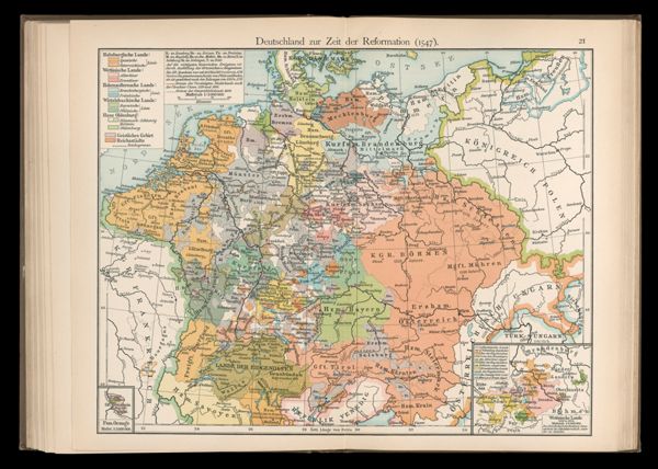 Deutschland zur Zeit der Reformation (1547).