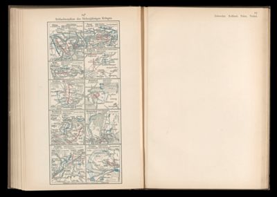 24b Schlachtenpläne des Siebenjährigen Krieges.