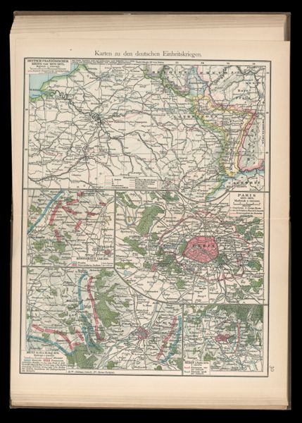 Karten zu den deutchen Einheitskriegen.