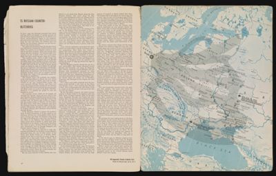 48. (opposite). Roads to Berlin: East Point of Projection: 30[deg]N, 50[deg]E