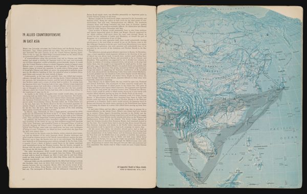 62. (opposite). Roads to Tokyo: Asiatic Point of Projection: 10[deg]N, 110[deg]E