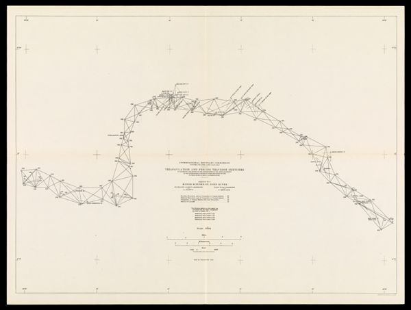 International Boundary Commission United States and Canada Triangulation and precise traverse sketches to accompany the report of the commissioners on the reestablishment of the international boundary from the source of the St. Croix River to the St. Lawrence River Sketch No. 5 Minor Scheme - St. John River