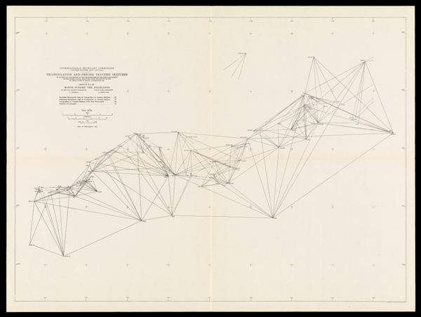 International Boundary Commission United States and Canada Triangulation and precise traverse sketches to accompany the report of the commissioners on the reestablishment of the international boundary from the source of the St. Croix River to the St. Lawrence River Sketch No. 12 Minor Scheme - The Highlands