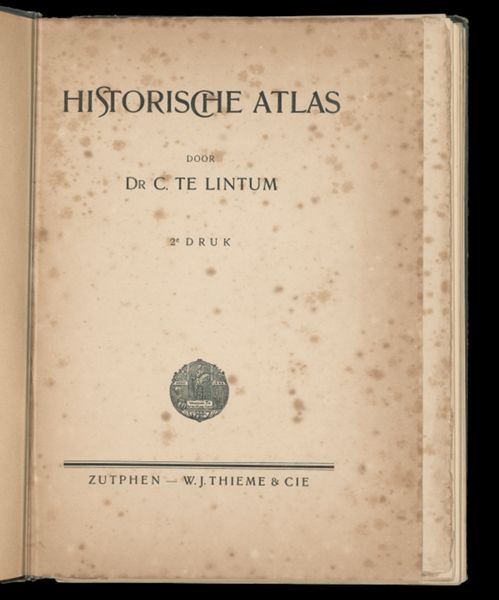 Historiche Atlas [Title page]