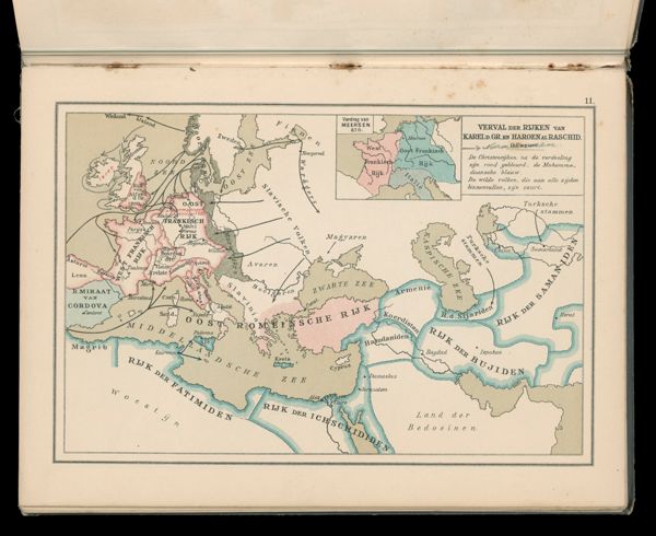 Verval der Rijken van Karel d. GR. en Haroen al Raschid.