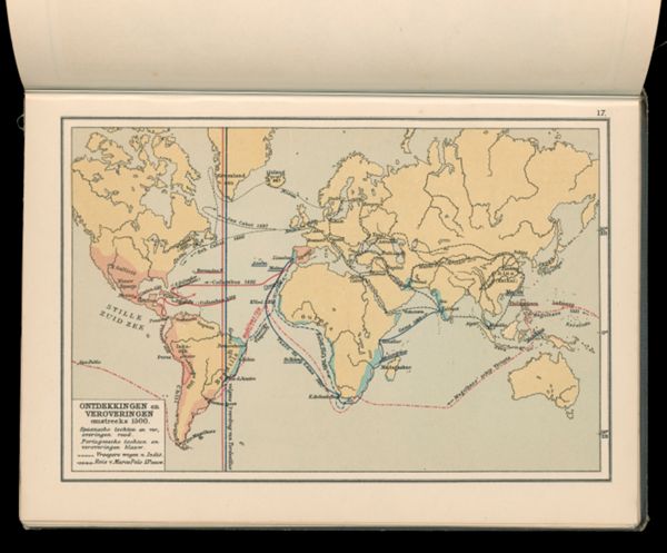Ontdekkingen en Veroveringen omstreeks 1500