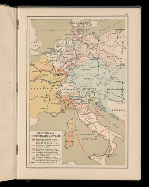 Eenheid van Duitschland en Italië