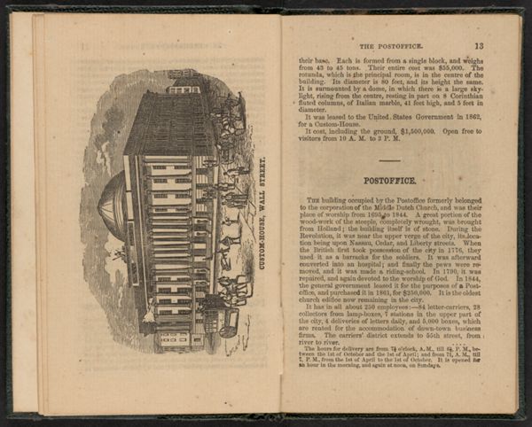 Custom House, Wall Street. / The Postoffice.