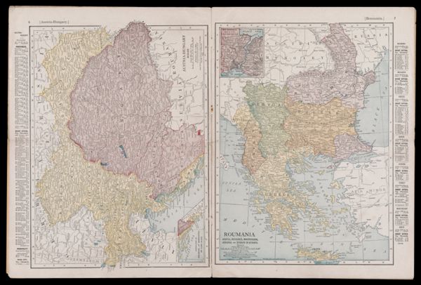 Austria-Hungary / Roumania Servia, Bulgaria, Montenegro, Albania and Turkey in Europe