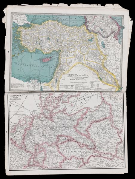 Turkey in Asia, (Asia Minor (Anatolia), Armenia, Kurdistan, Mesopotamia, and Syria,) with part of Russian Trans-Caucasia / Germany