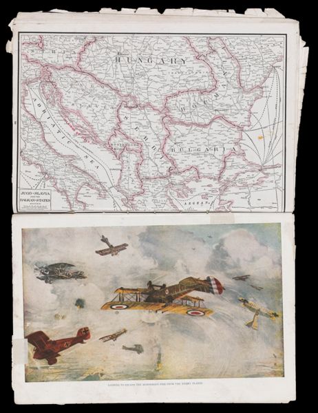 Jugo-Slavia and the Balkan States / Looping to escape the murderous fire from the enemy planes