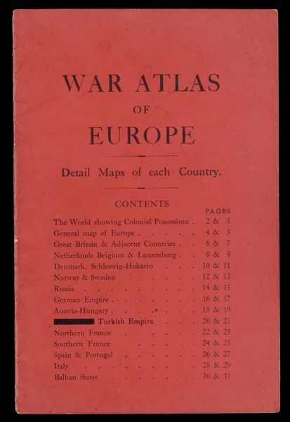 European Section of L.L. Poates & Co.'s Handy Atlas