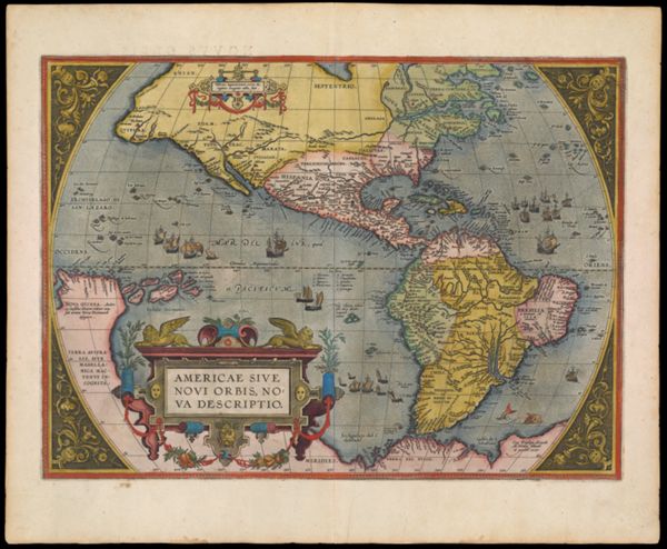 Americae Sive Novi Orbis, Nova Descriptio.