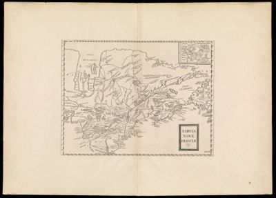 Tabvla Novae Franciae Anno 1660