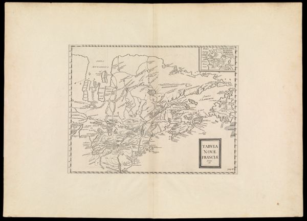 Tabvla Novae Franciae Anno 1660