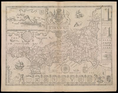 Cornwall: described by the travills of John Norden augmented and published by I. Speed