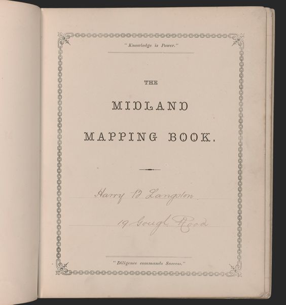 The Midland Mapping Book. [Title page]