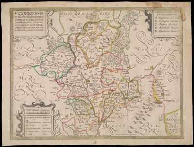 Vigorniensis Vulgo Worcestershire comitatus descriptio, continens in se (praeter civitatem Vigorniae) Oppida Mercatoria Novem Ecclesiasq. Parochiales CLII.