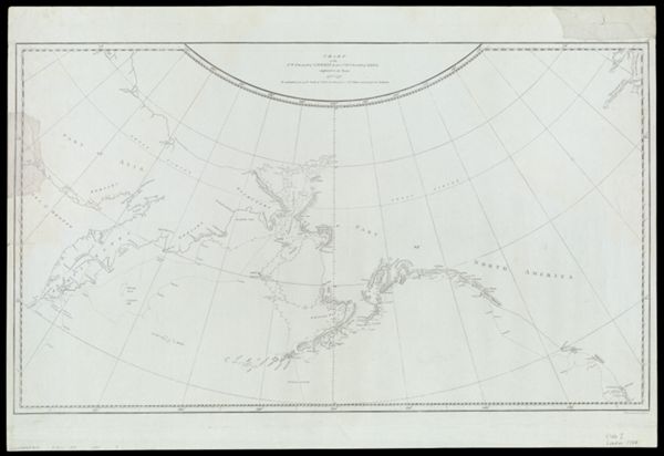 Chart of the NW Coast of America and NE Coast of Asia explored in the years 1778 & 1779. The unshaded parts of the coast of Asia are taken from a MS chart received from the Russians.