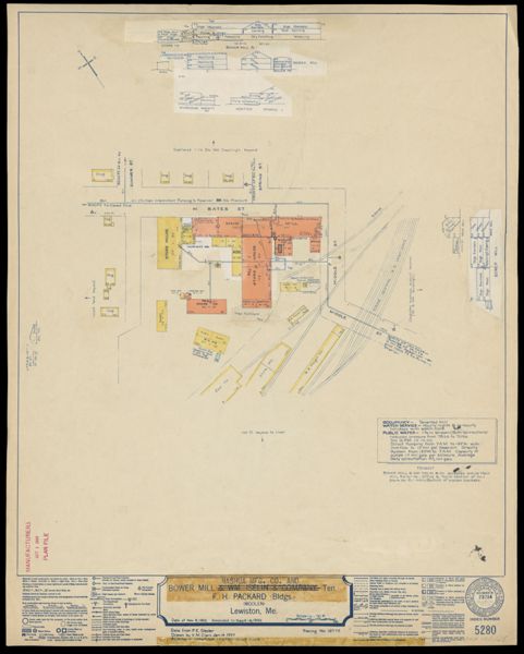 Bower Mill Naushua Mfg. Co. And Ten. F. H. Packard (Bldgs)