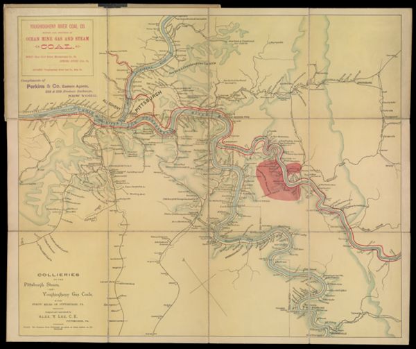 Collieries of the Pittsburgh Steam and Youghiogheny Gas Coals within 40 miles of Pittsburgh, PA.