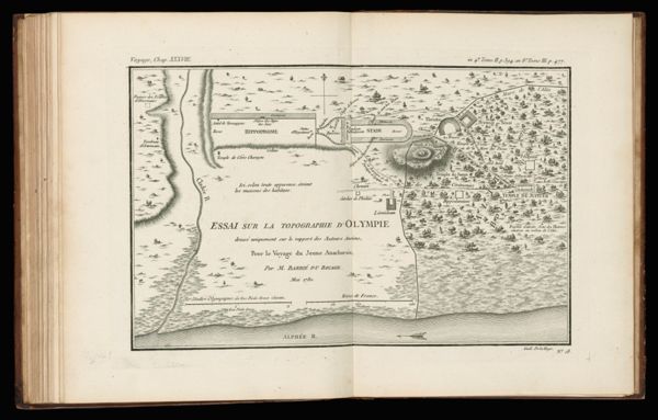 Essai sur la topographie d'Olympie dressé uniquement sur le rapport des auteurs anciens, pour le voyage du Jeune Anacharsis