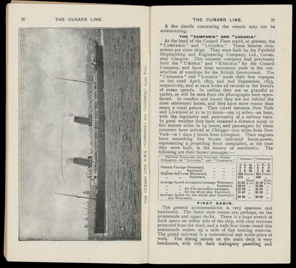 The Cunard Line R.M.S. 