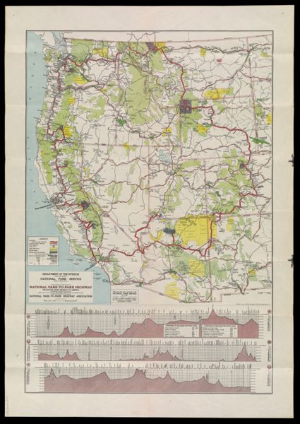 Map of the National Park to Park Highway