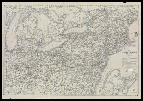 Official AAA Road Map of Northeastern States