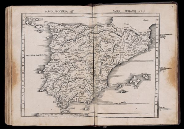 Tabula Moderna et Nova Hispanie