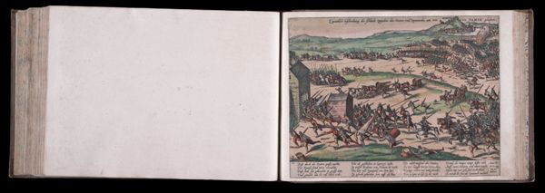Eigentliche Beschreibung der schlacht zwischen Staten und Spaniarden nitt weit von...