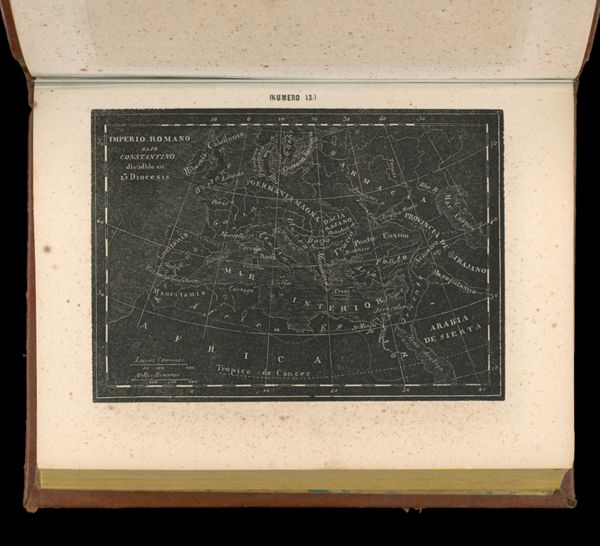 (Numero 13.) Imperio Romano bajo Constantino dividido en 13 Diocesis