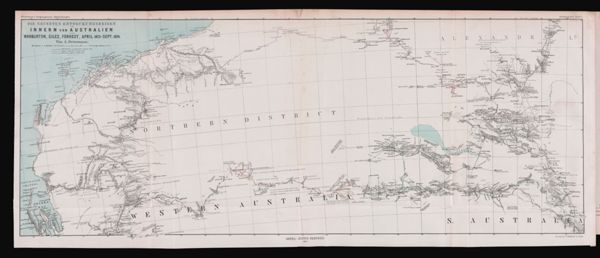 Die Neuesten entdeckungsreisen Innern von Australien warburton, ciles, April 1873- Sept. 1874