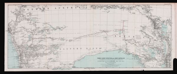 Thomas Elders' expedition durch Inner-Australien von Beltana im Osten bis Perth im Western, Ausgeführt durch E. Ciles, Mai-Nov. 1875
