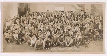 1954 Cowboys and Cowgirls Contestants at Madison Square Garden