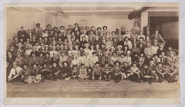 1942 Cowboys and Cowgirls Contestants