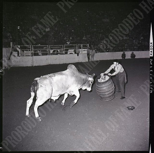 Wilbur Plaugher and Jimmy Schumacher Bull Fighting