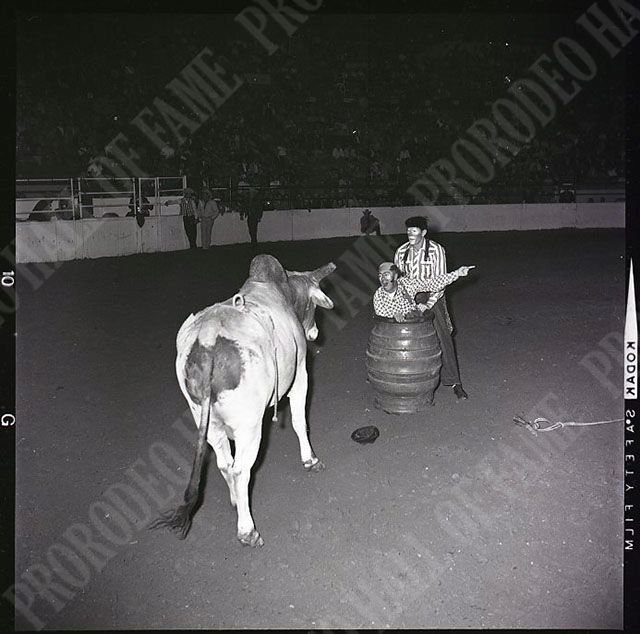 Wilbur Plaugher and Jimmy Schumacher Bull Fighting